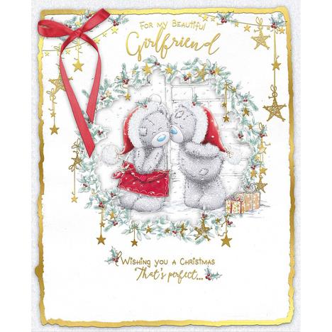 Girlfriend Me to You Bear Handmade Boxed Christmas Card Extra Image 1